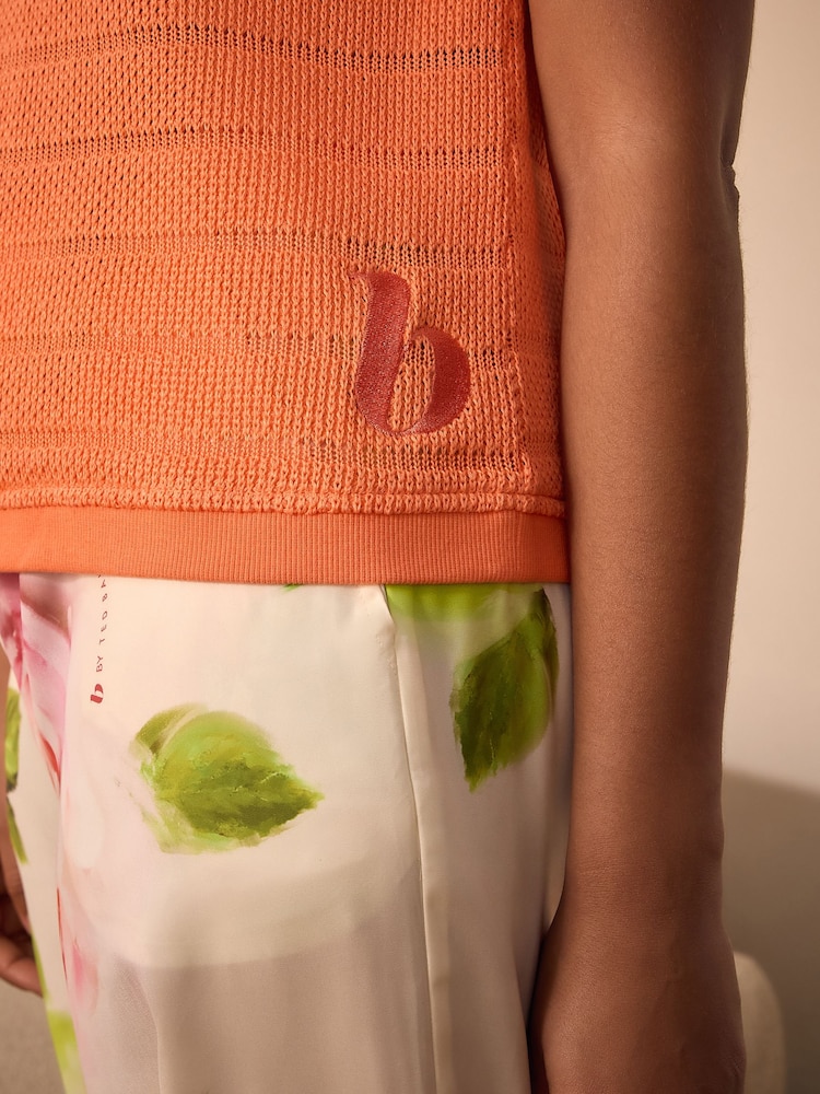 B by Ted Baker Knit Satin Pyjamas - Image 5 of 10