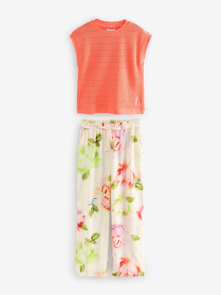B by Ted Baker Knit Satin Pyjamas - Image 6 of 10