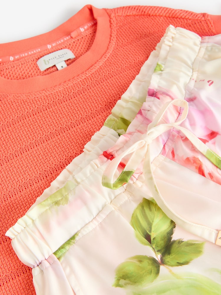 B by Ted Baker Knit Satin Pyjamas - Image 9 of 10