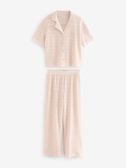 B by Ted Baker Cream Knit Button Through Pyjamas - Image 5 of 9