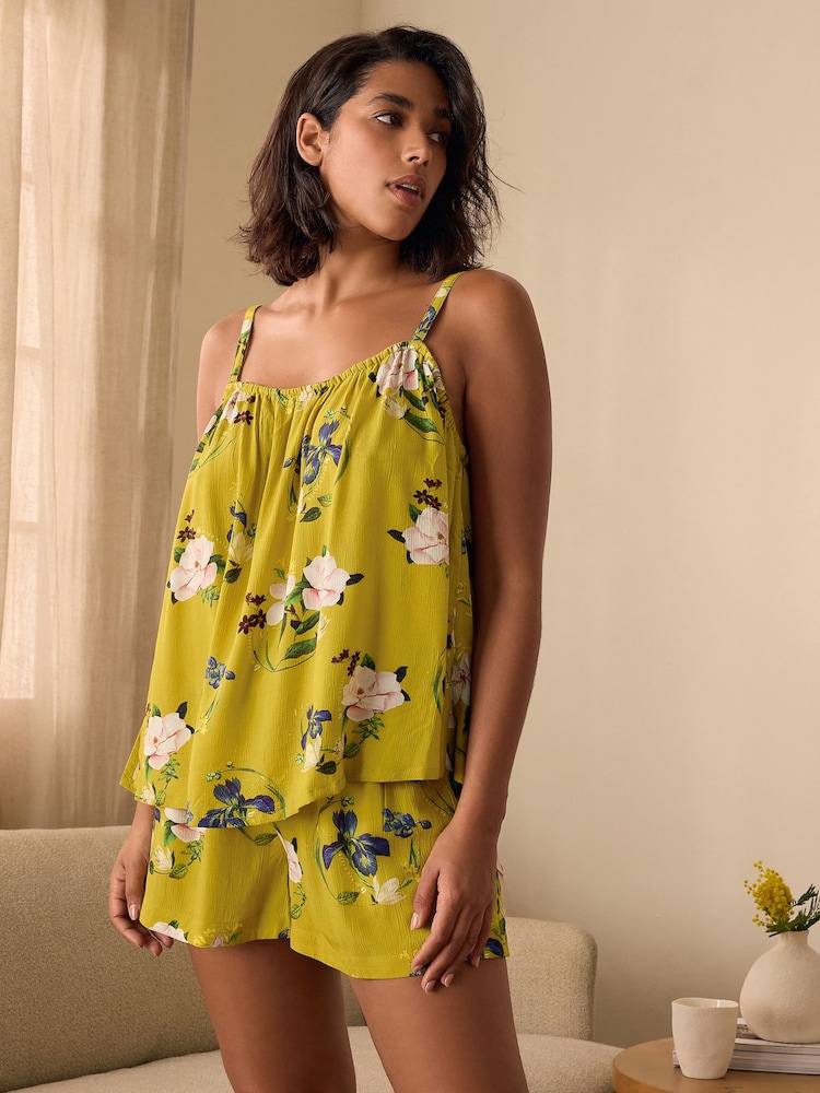 B by Ted Baker Green Floral Cami Short Pyjamas - Bild 1 von 5