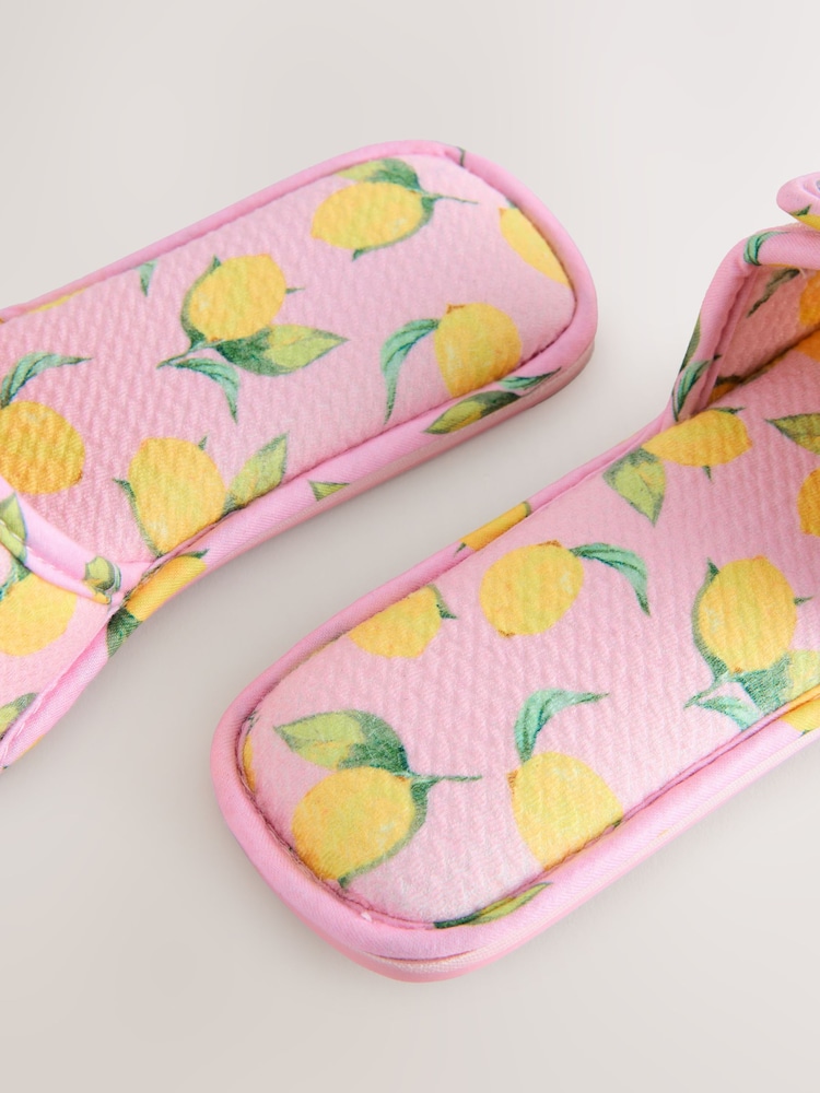 Pinke Zitronen - Sliders Pantoffeln mit Reißverschluss - Bild 9 von 9 Pinke Zitronen - Sliders Pantoffeln mit Reißverschluss - Bild 9 von 9
