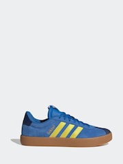 Синий/желтый - adidas VL Court Trainers - Изображение 1 из 8