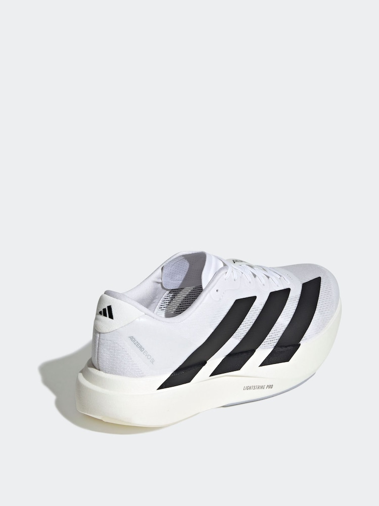 adidas White Adizero EVO SL Trainers - Image 14 of 14 adidas White Adizero EVO SL Trainers - Image 14 of 14