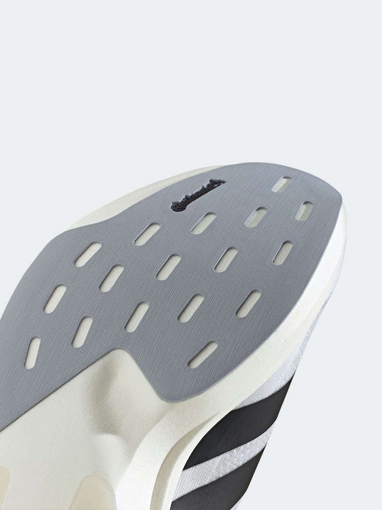 adidas White/Black Adizero EVO Trainers - Image 3 of 3