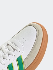 adidas White/Green Breaknet Trainers - Image 9 of 9
