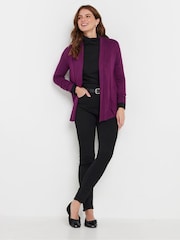 M&Co Purple Shawl Collar Cardigan - Image 2 of 5