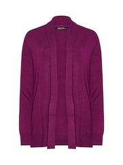 M&Co Purple Shawl Collar Cardigan - Image 5 of 5