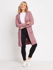 rožnata - M&Co Longline pletena jopa - Slika 4 iz 5