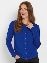 M&Co Blue Button Cardigan - Image 1 of 5