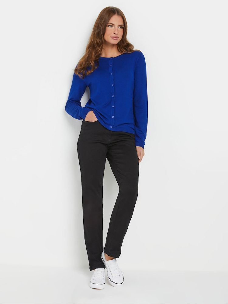 M&Co Blue Button Cardigan - Image 2 of 5