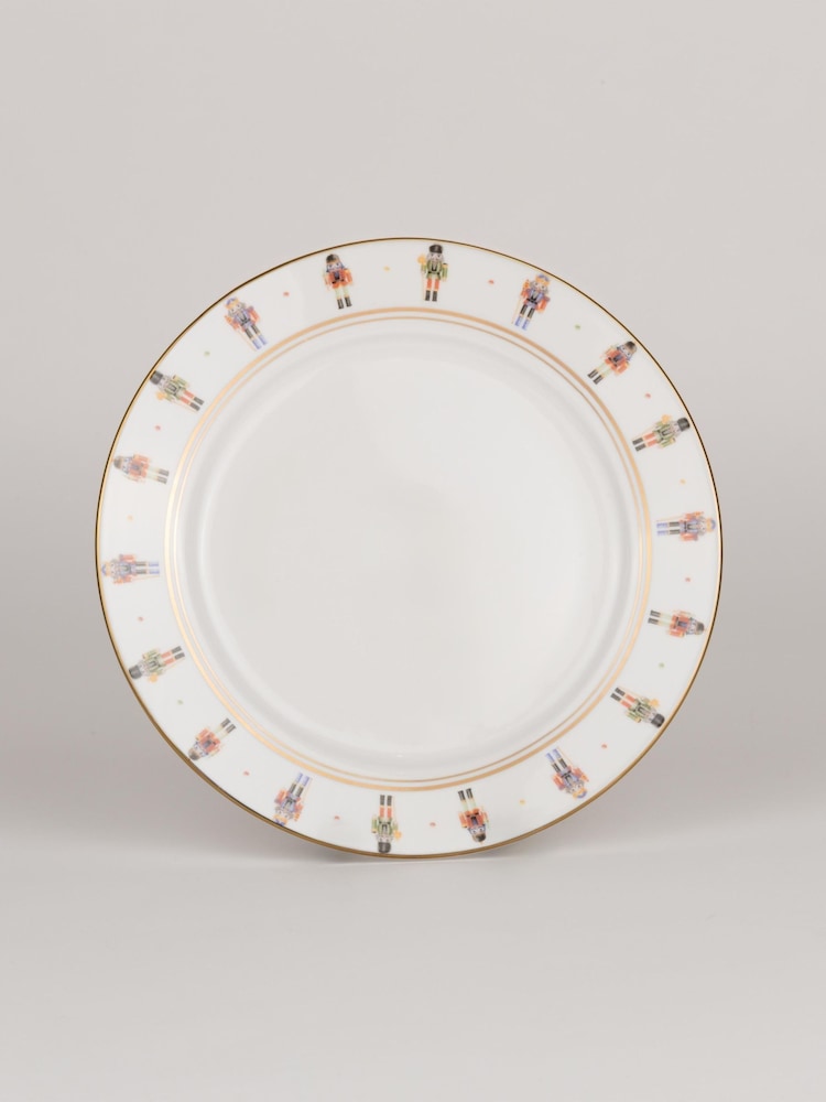 Code Maison 12 Piece Christmas Nutcracker Stripe Dinner Set - Image 6 of 6