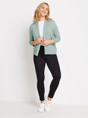 M&Co Green Shawl Collar Cardigan - Image 2 of 5