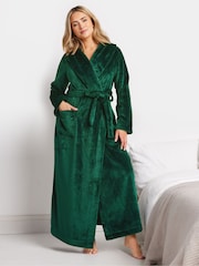 M&Co Green Fluffy Shawl Maxi Robe - Image 1 of 5