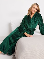 M&Co Green Fluffy Shawl Maxi Robe - Image 2 of 5