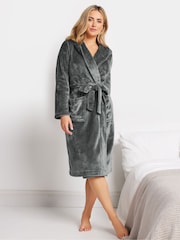 M&Co Grey Hooded Robe - Image 2 of 5