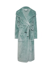 M&Co Green Hooded Robe - Image 5 of 5