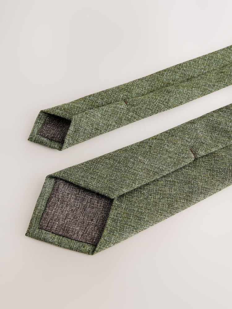 Green Melange Tie - Image 2 of 3
