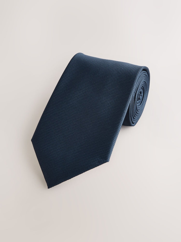 Bleu marine - Standard - Cravate texturée - Image 1 de 3