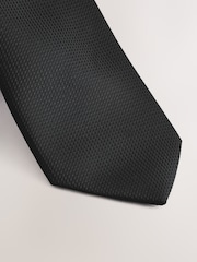 Noir - Skinny - Cravate texturée - Image 2 of 3