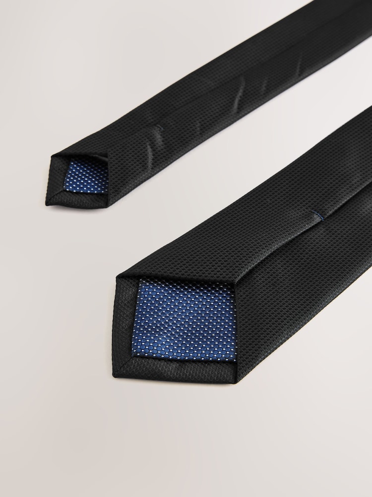 Negro - Pitillo - Corbata texturizada - Imagen 3 de 3 Negro - Pitillo - Corbata texturizada - Imagen 3 de 3