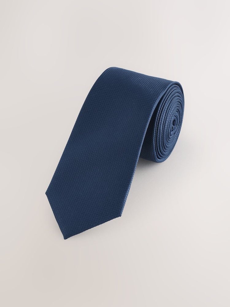 Bleu marine - Skinny - Cravate texturée - Image 1 de 3