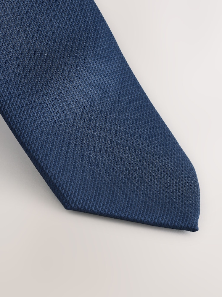 Bleu marine - Skinny - Cravate texturée - Image 2 de 3
