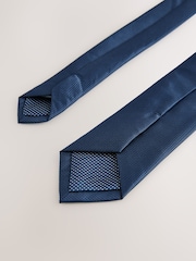 Bleu marine - Skinny - Cravate texturée - Image 3 de 3