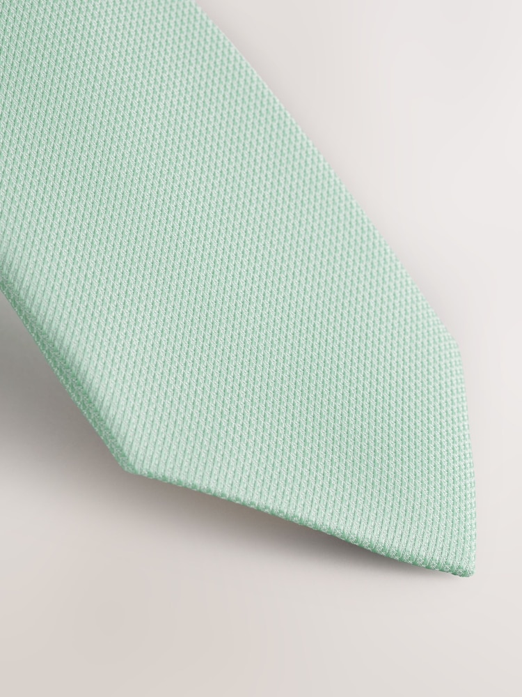 vert - mince - Cravate texturée - Image 3 of 4