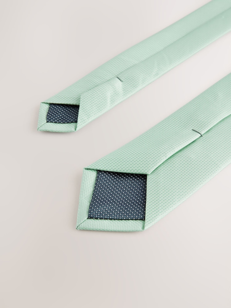vert - Skinny - Cravate texturée - Image 3 de 3