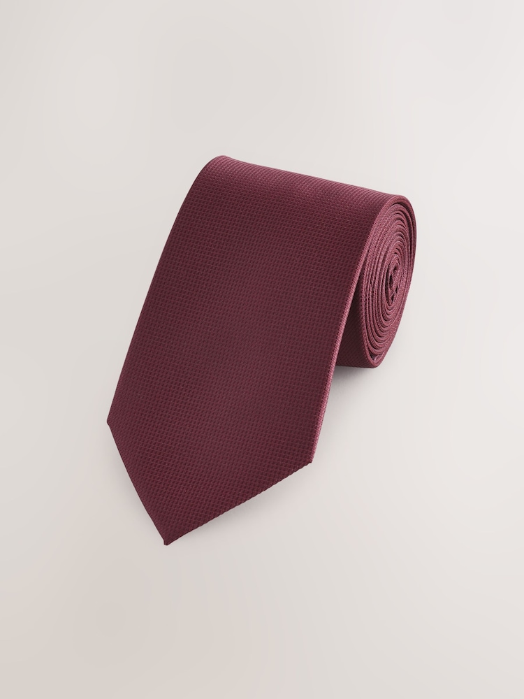 Rojo burdeos - Regular - Corbata texturizada - Imagen 1 de 3 Rojo burdeos - Regular - Corbata texturizada - Imagen 1 de 3