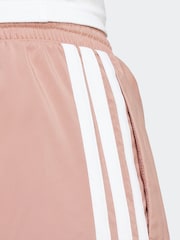 adidas Brown Essentials 3-Stripes Chelsea Shorts - Image 5 of 6