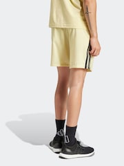 adidas Light Yellow Essentials 3-Stripes Chelsea Shorts - Image 2 of 6