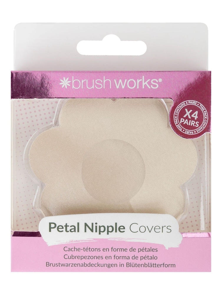 Brush Works Nude Satin Nipple Covers - 4 Pairs - Image 1 of 4