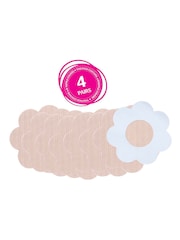 Brush Works Nude Satin Nipple Covers - 4 Pairs - Image 2 of 4
