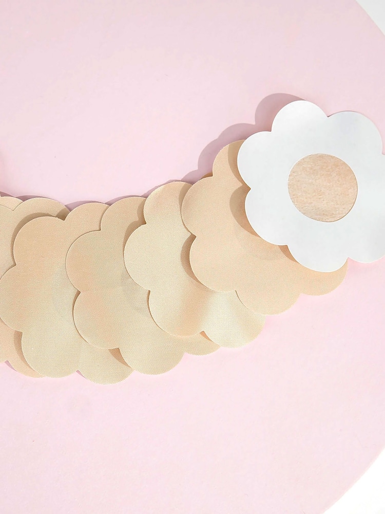 Brush Works Nude Satin Nipple Covers - 4 Pairs - Image 4 of 4