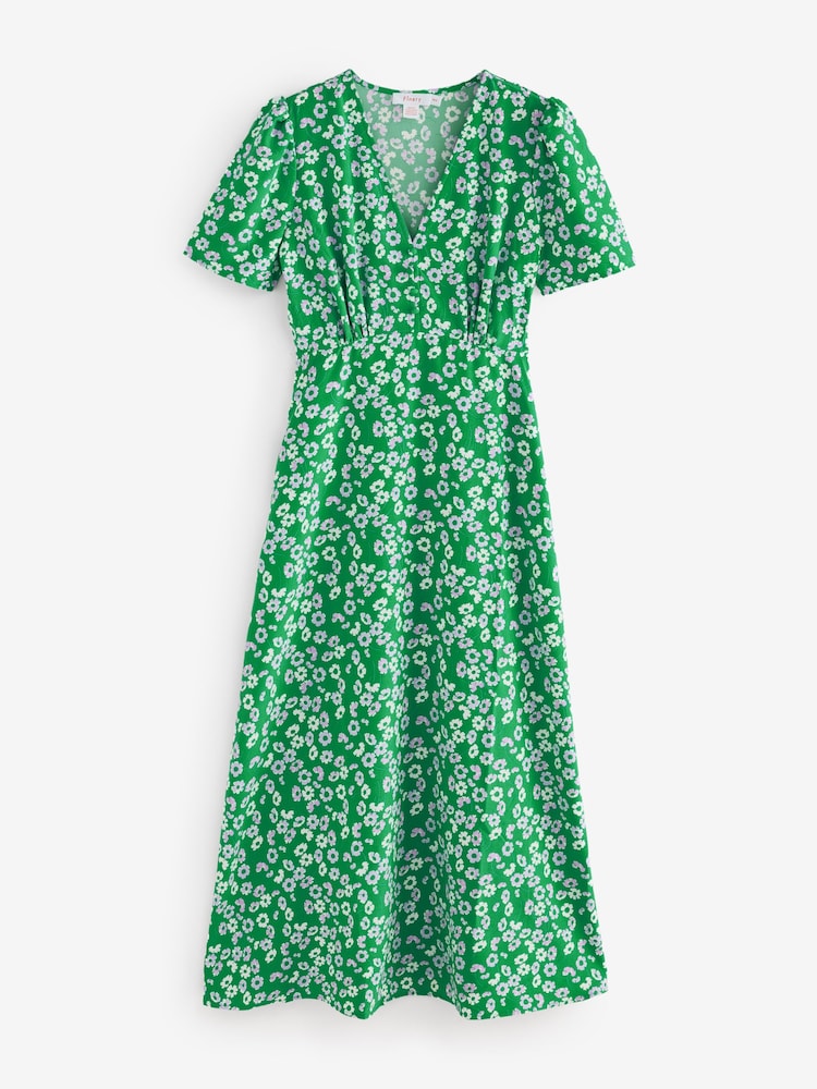 Zaļā margrietiņa - Finery Nieve Midi kleita - Attēls 5 no 5