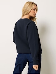 M&Co Blue Animal Printed Heart Sweatshirt - Image 3 of 6