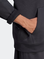 adidas Originals Black Trefoil Essentials Loose Fit Hoodie - Image 5 of 6