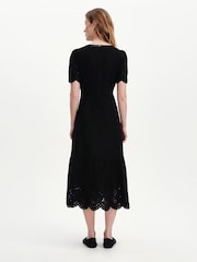 Finery Quinn Embroidered Cotton Midi Dress - Obraz 2 z 4