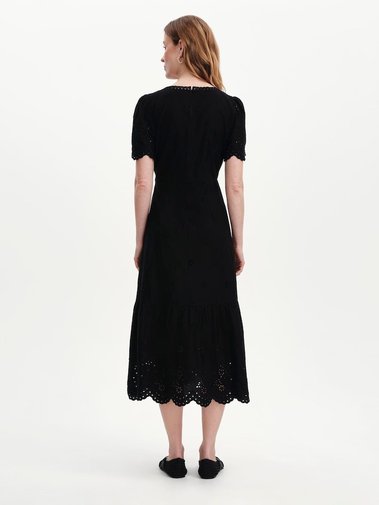 Finery Quinn Embroidered Cotton Midi Dress - Obraz 2 z 4 Finery Quinn Embroidered Cotton Midi Dress - Obraz 2 z 4