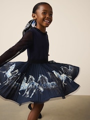 CERENE Becca Pleated Ponte Dress - Bild 1 von 5