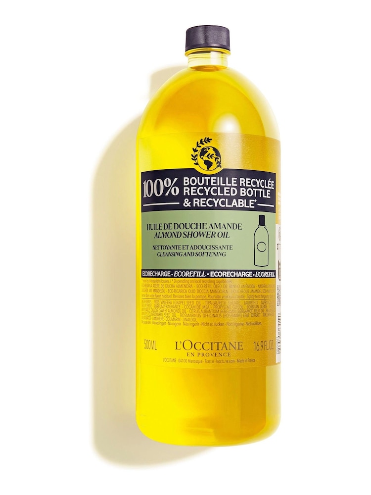 L'OCCITANE Almond Refill Shower Oil 500ml - Image 1 of 5