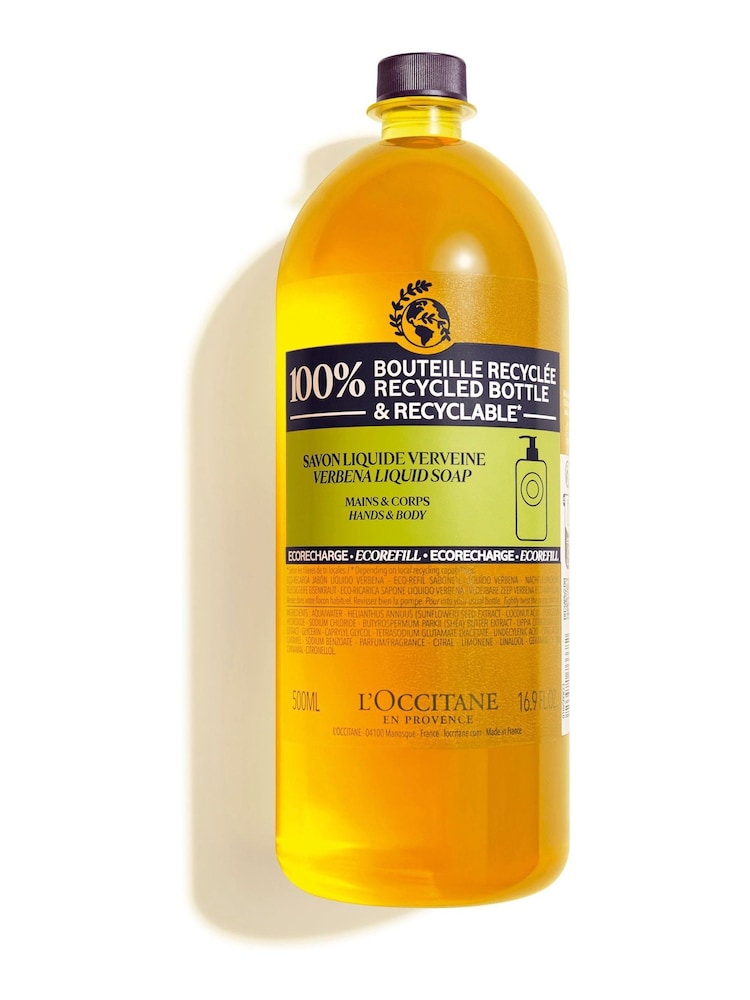 L'OCCITANE Shea Verbena Liquid Soap Refill 500ml - Image 1 of 5
