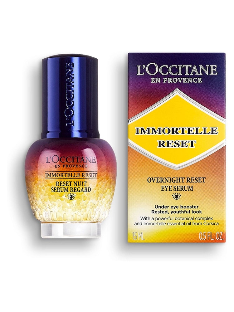 L'OCCITANE Overnight Immortelle Reset Eye Serum 15ml - Image 2 of 5