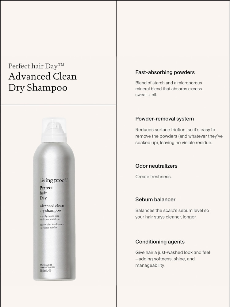 Living Proof Jumbo PhD Advanced Clean Dry Shampoo 355ml - Image 2 of 5