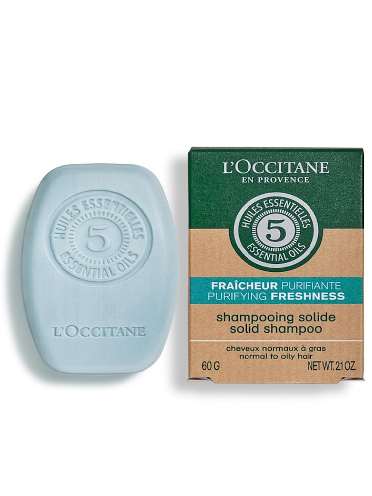 L'OCCITANE Purifying Freshness Solid Shampoo 60g - Image 1 of 4