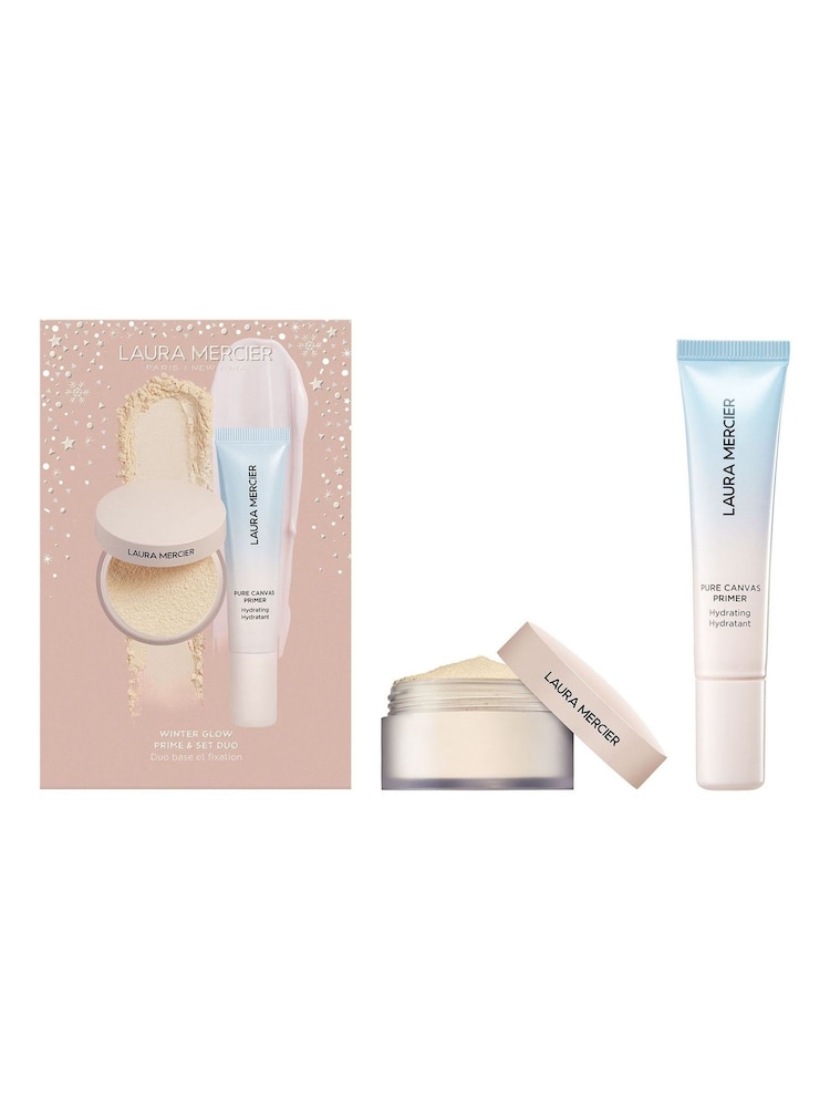Laura Mercier Winter Glow Primer & Setting Powder Duo Gift Set (Worth £44) - Image 1 of 5