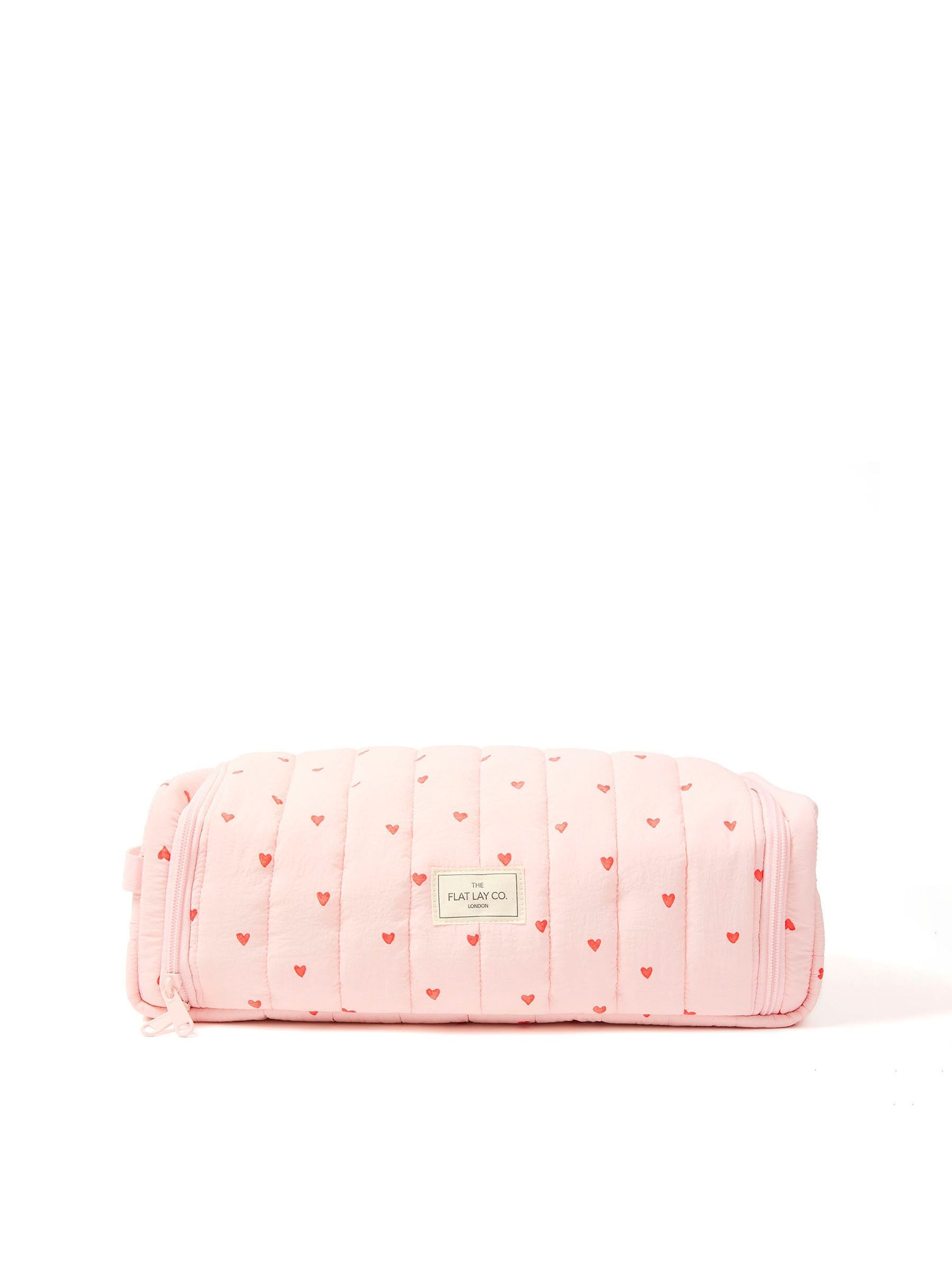 Flat Lay London Multicolor Women's Hair Tool Case - The Loaf In Sweet Pink Hearts - Image 6