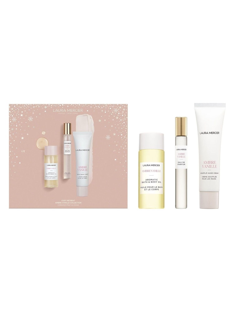 Laura Mercier Cosy Retreat Ambre Vanille Fragrance Collection Gift Set (Worth £42) - Image 1 of 5
